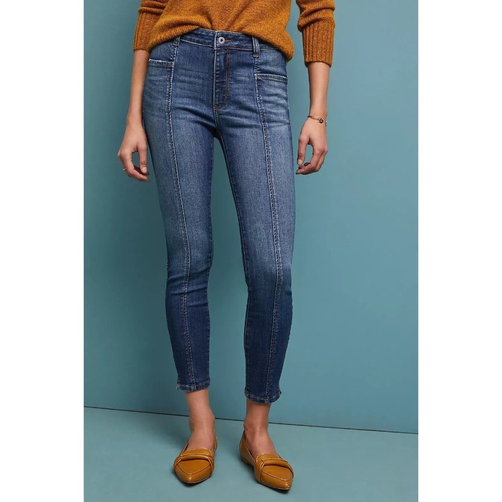 Anthropologie Pilcro and the Letterpress High Rise Denim Legging Jeans size 26